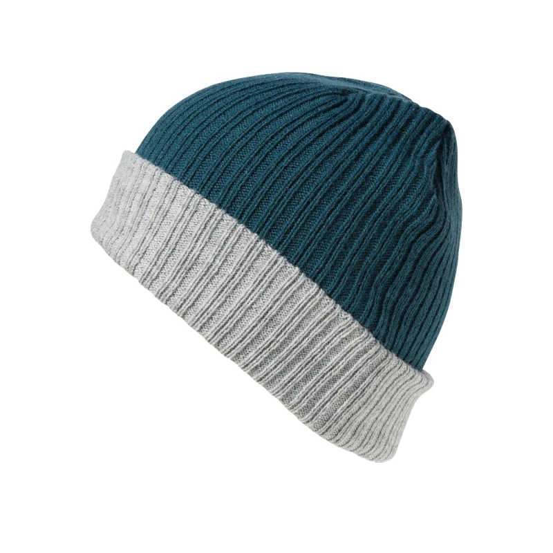 Image of Result Result Men Double Layered Beanie in Teal Teal One Size Male 5063527739148