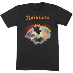 Image of Rainbow - Rising Unisex XX-Large T-Shirt - Black