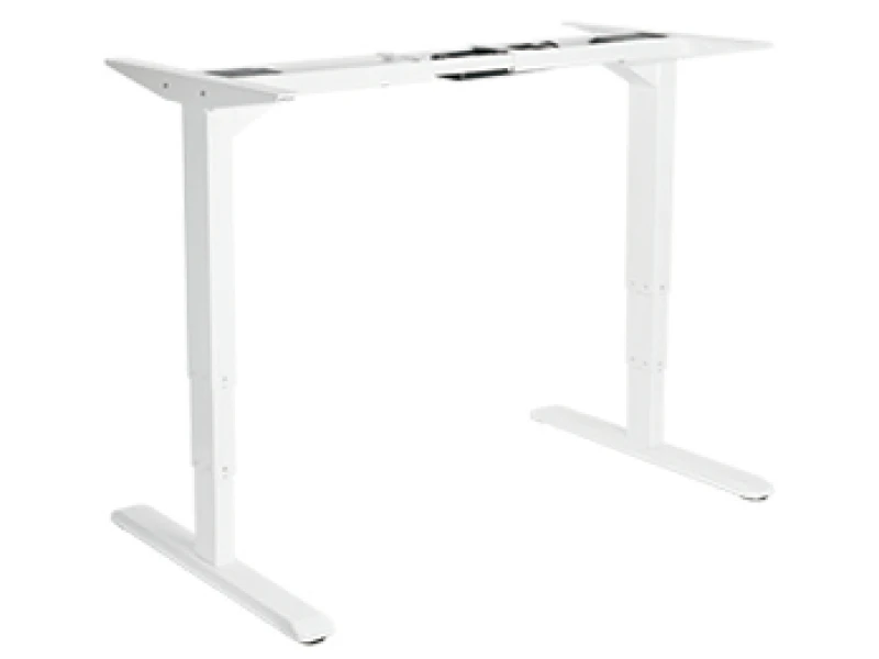 Image of Equip ERGO Electric Sit-Stand Desk Frame. Dual Motor. White