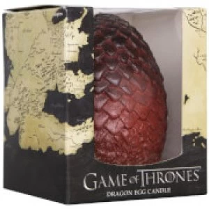 Image of Game of Thrones Sculpted Candle Egg - Red
