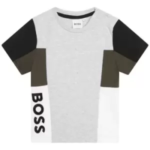 Image of Boss Logo Tee Infants - Grey