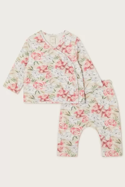 Image of Newborn Floral Quilted Set