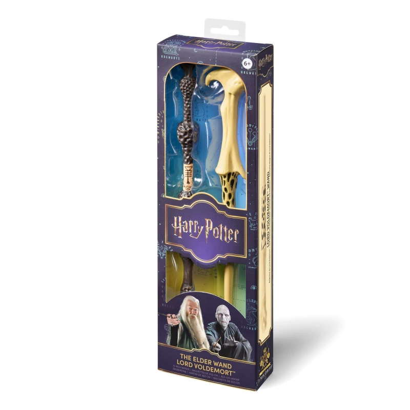 Image of The Elder Wand & Voldemort Role Play Wand Twin Pack Collectibles