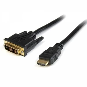 Image of StarTech 0.5m HDMI to DVI D Cable MM