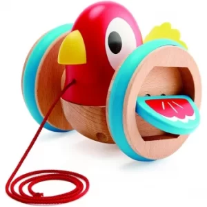 Image of Hape Pull along Bird Wooden Toy