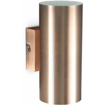 Image of Ideal Lux Hot - 2 Light Up & Down Wall Light Copper