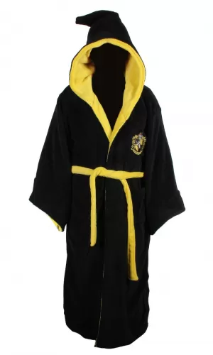 Image of Hufflepuff Harry Potter Fleece Bathrobe