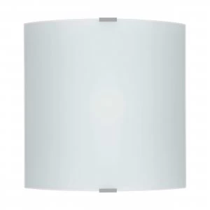 Image of EGLO ES/E27 Wall/Ceiling Light With Satin Glass Diffuser - 84026