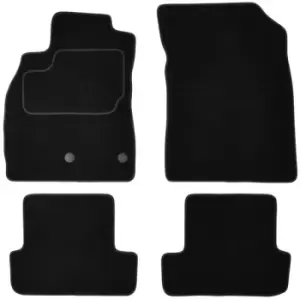 Image of CUSTOPOL Floor mat set Quantity: 4 RNT360S RENAULT,MEGANE III Grandtour (KZ0/1),Megane III Schragheck (BZ0/1_),MEGANE III Coupe (DZ0/1_)