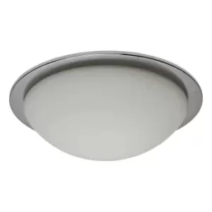 Image of Spa OPIE 12W LED Flush Ceiling Light Cool White Chrome