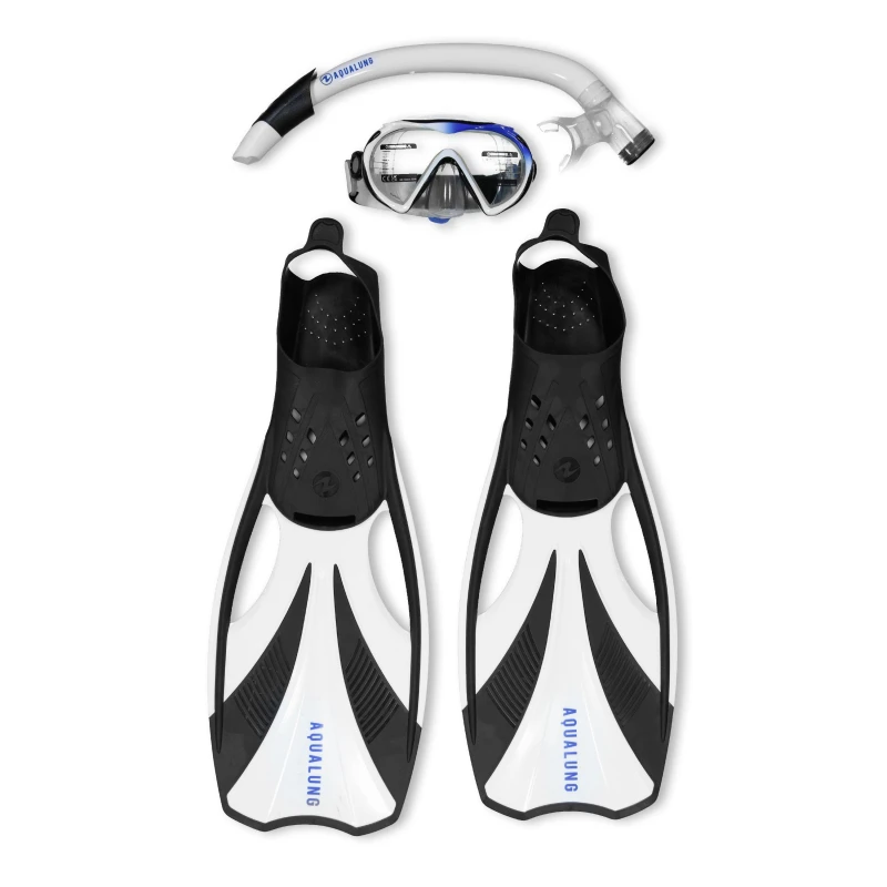 Image of Aqualung Compass Snorkelling Set Adults - Black S