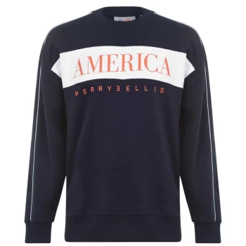 Image of Perry Ellis Perry Ellis America Sweater - Blue