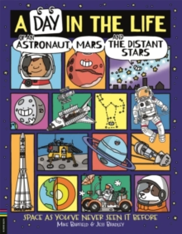 Image of Mike Barfield A Day in the Life of an Astronaut, Mars and the Distant Stars Book Multi unisex