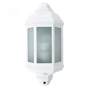 Image of Kayleigh IP44 PIR Wall Lantern in White