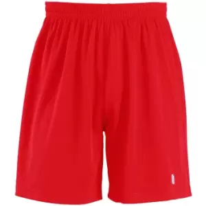 Image of SOLS Mens San Siro 2 Sport Shorts (S) (Red)