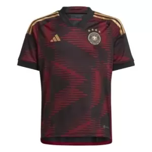 Image of adidas Germany Away Shirt 2022/2023 Junior Boys - Black