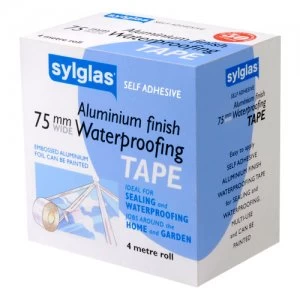 Image of Sylglas Aluminium Tape Silver 75mm 4m