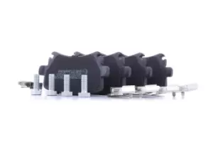 Image of RIDEX Brake pad set VW,AUDI,SKODA 402B1400 1K0698451B,1K0698451E,1K0698451K 1TD698451,L8E0698451J,1TD698451,1K0698451G,1K0698451K,1K0698451P,1TD698451