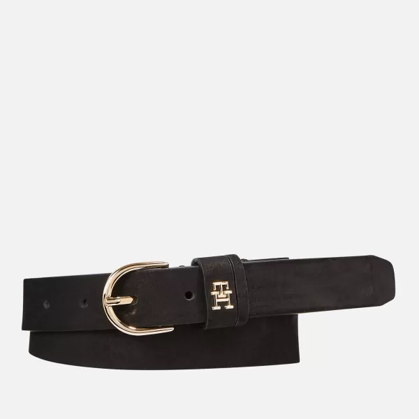 Image of Tommy Hilfiger Nubuck Leather Belt - 70cm