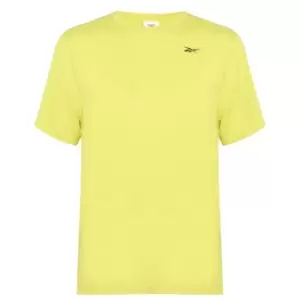 Image of Reebok Performance T-Shirt Mens - Yellow