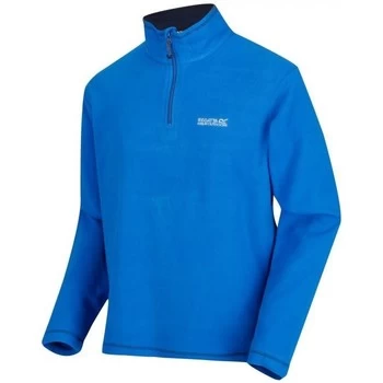 Image of Regatta THOMPSON Half-Zip Fleece mens Fleece jacket in Blue - Sizes UK L,UK XXL