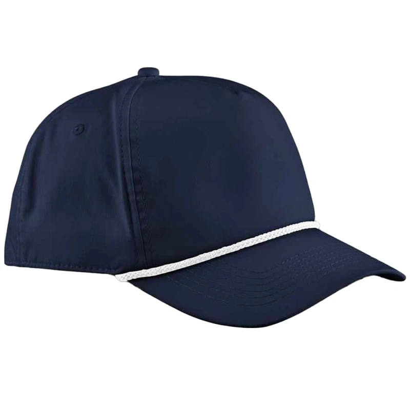 Image of Beechfield Beechfield Men Coolmax Baseball Cap in Navy Navy One Size Male 5063703679503
