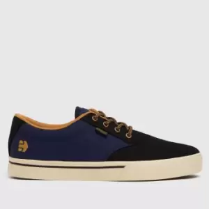 Image of Etnies Black And Blue Jameson 2 Eco Trainers