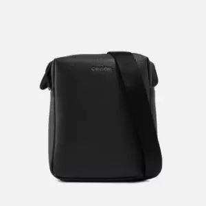 Image of Calvin Klein Faux Leather Reporter Crossbody Bag