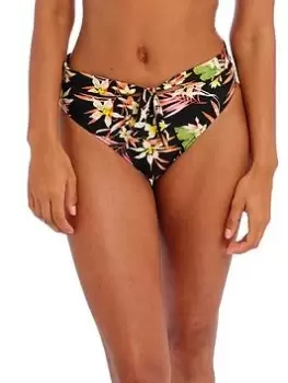 Image of Freya Savanna Sunset High Waist Bikini Brief - Black, Size S, Women