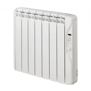 Image of Elnur 0.75kW Small 24 Hour Digital 7 Module Oil Filled Electric Panel Radiator Heater