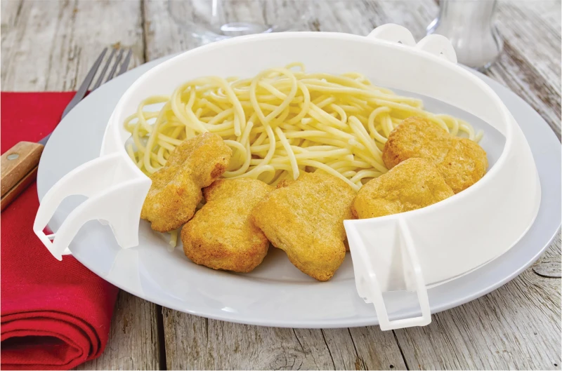 Image of Aidapt Plastic Plate Guard 23-28Cm White