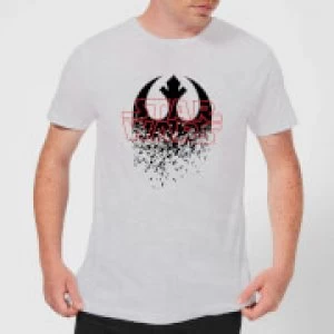 Image of Star Wars Shattered Emblem T-Shirt - Grey - S