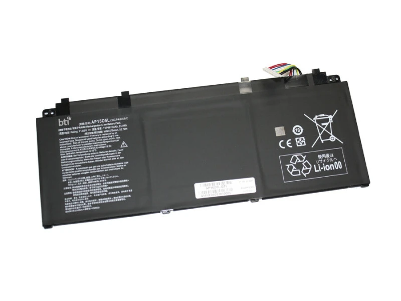 Image of BTI BTI KT.00305.007 compatible 52.7Wh 3-cell battery for ACER SWIFT 5 SF514 SF515 SWIFT 1 SF114 TRITON PT715 KT.00305.007-BTI