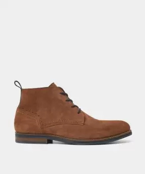 Image of Classic Tan Suede Lace Up Desert Boots