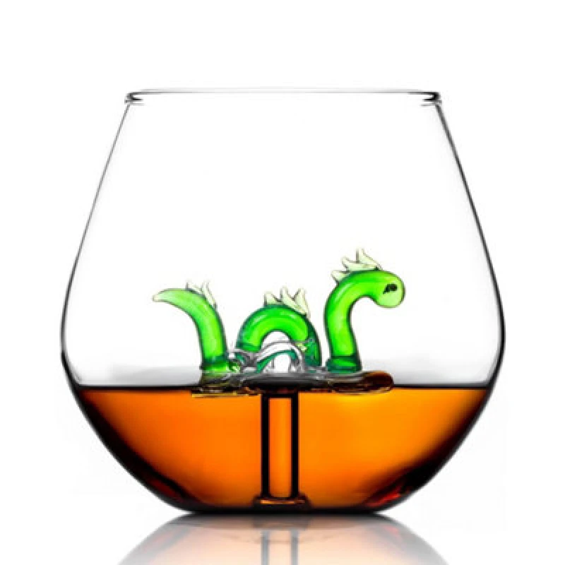 Image of Bar Bespoke Bar Bespoke Nessie in A Glass 400ml - Transparent in Clear Clear One Size Unisex 5013313005957