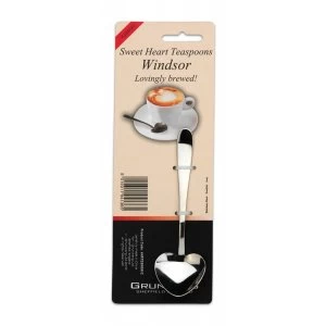 Image of Heart Shaped Teaspoons Pack 4