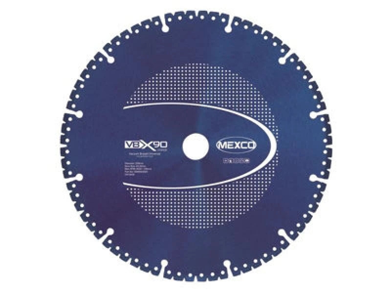 Image of Mexco Vbx9023022 Vbx90 Grade Universal Diamond Blade 230 X 22mm Mexvbx90230