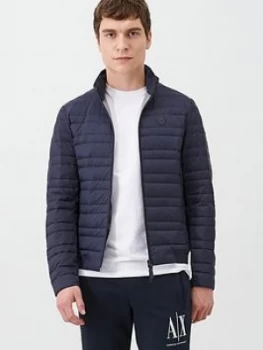 Image of Armani Exchange Padded Down Jacket Navy Size L Men