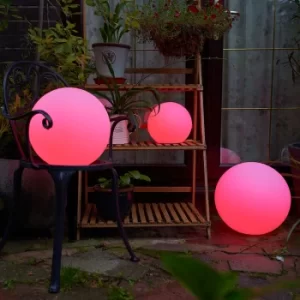 Image of Set of Three Toka Rechargeable Colour Changing Outdoor Ball Lights