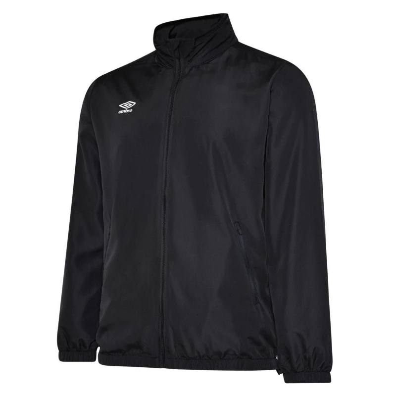 Image of Umbro Umbro Men Club Essential Light Waterproof Jacket in Black Size: Small Black S Male 5063107679062