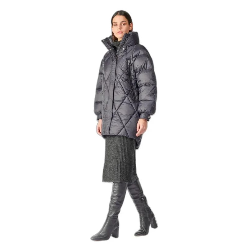 Image of Le Temps des cerises Puffer Jacket Le Temps des cerises Dotti Noir Female XS