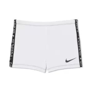 Image of Nike Tape Swimming Trunks Mens - White