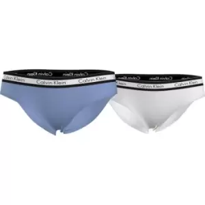 Image of Calvin Klein 2 Pack Bikini Briefs - Blue