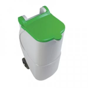 Image of Slingsby VFM Green Non-Locking Recycling Wheelie Bin 314633