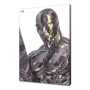 Image of Marvel Avengers Collection Wooden Wall Art Alex Ross - Silver Surfer 30 x 45 cm