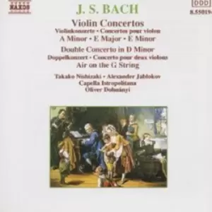 Image of VIOLIN CONCERTOS - DOUBLE CONCERTOS by Johann Sebastian Bach CD Album