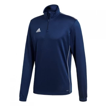 Image of adidas Core 18 Training Top Mens - Dark Blue / White