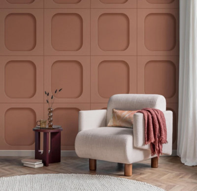 Image of Fine Decor Fine Decor Fd43977 Sloane Panel, Clay