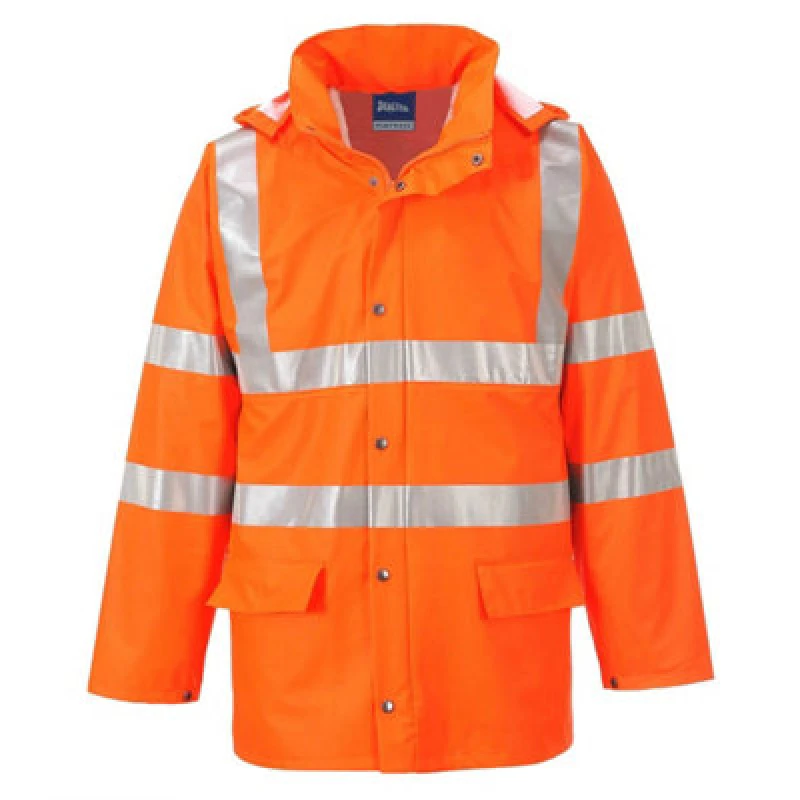 Image of Sealtex Ultra Unlined Hi Vis Jacket RT50ORRXS Colour: Orange