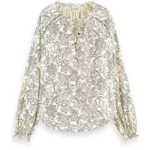 Image of Scotch and Soda Smock Top - Green